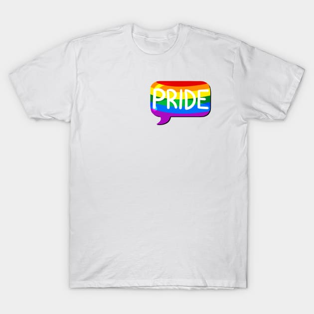 LGBTQ+ Pride Flag Bubble - Gay T-Shirt by leashonlife
